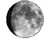 Mond, Phase: 86%, zunehmend