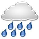 regnerisch  * Niederschlagswahrscheinlichkeit 90% * Wind: 12.0km/h aus N * Zeitraum: 13:00 bis 19:00