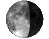 Mond, Phase: 66%, abnehmend