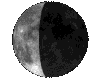 Mond, Phase: 40%, abnehmend